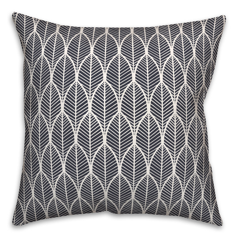  Coussin décoratif, H 18 po x l 18 po, Marine