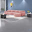 Canapé modulaire haut de gamme moelleux de qualité supérieure rose pour le confort du salon