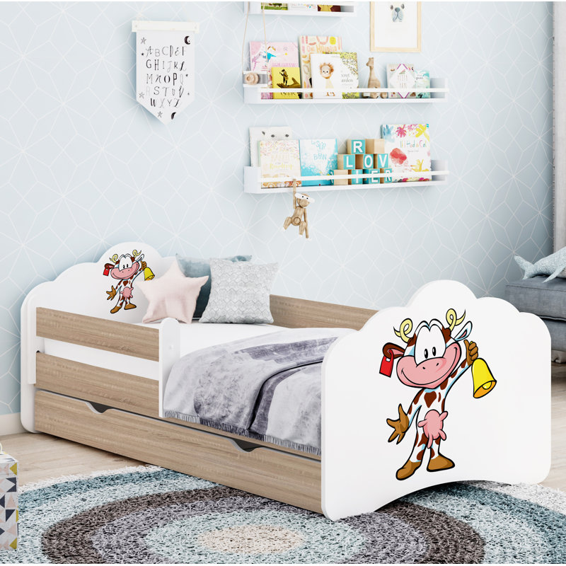 Kayson Cabin Bed Themed Beds, Roses, 80cm x 160cm