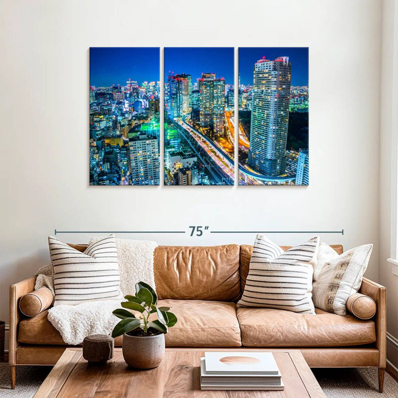 Sireci Bustling Tokyo, 36" H x 57" W