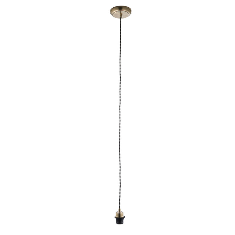 1 Light Mini Lighting Component, Antique Brass Effect Plated