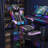 Hoffree Reclining Ergonomic PC & Racing Game Chair with LED Lights & Massage Lumbar Pillow-106895568