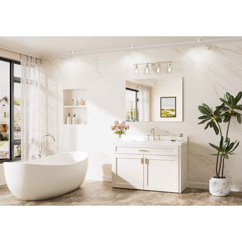 Miroir de salle de bain sans cadre, Rectangulaire, 30 po x 40 po