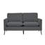 Causeuse moderne et confortable en cuir 55,91 pouces