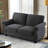 Soft Velvet Loveseat-1097264333