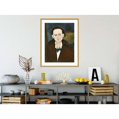 «Elena Pavlowski» par Amedeo Modigliani - Estampe numérique encadrée