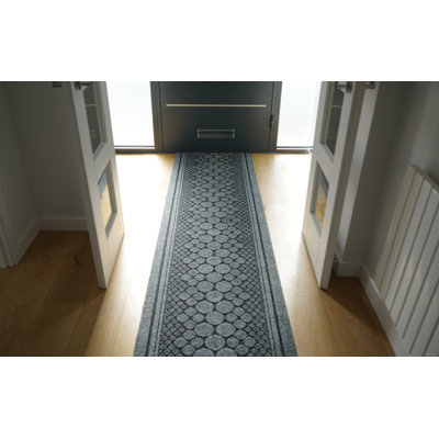 Gonzalo Machine Woven Grey Indoor Rug