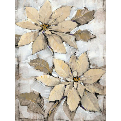 ArtDirect OToole, Tim Gallery Wrapped Canvas Art Titled: Poinsettia Study II