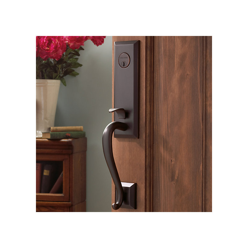 Stonegate Complete Inactive Dummy Handleset with Lever and Rosette, Oil Rubbed Bronze, Left