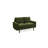 Kwak 58'' Square Arm Loveseat-662279180