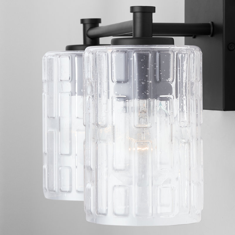 Independent Dimmable Vanity Light, Matte Black, 2