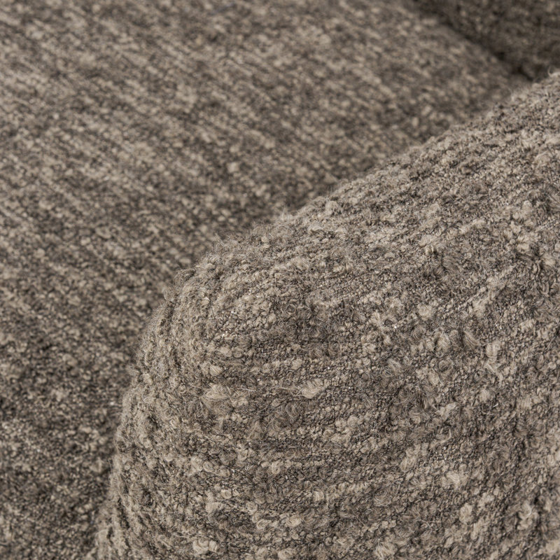 Margot Swivel Armchair, Solema Moss Boucle