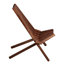 Chaise longue pliante d'extérieur Lashawn en bois d'acacia - Blanc vieilli-2095246256-2095246258