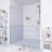 Frameless Stainless Steel Sliding Shower Door-116834921