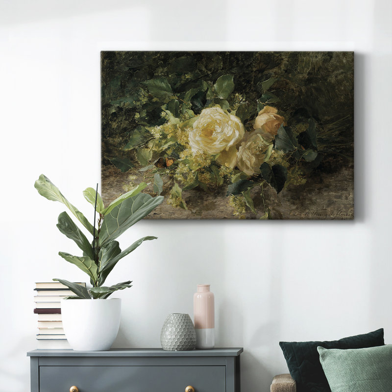 Paysage rétro - DCCL, H 13 po x l 19 po x P 1,5 po, Toile tendue