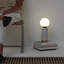 Lampe de table de chevet en marbre blanc et or 14,5 "avec port USB Aspen (lot de 2)