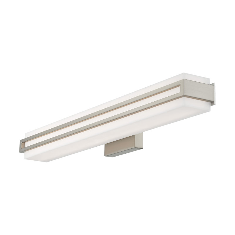 Itzayana Dimmable LED Bath Bar, Brushed Nickel