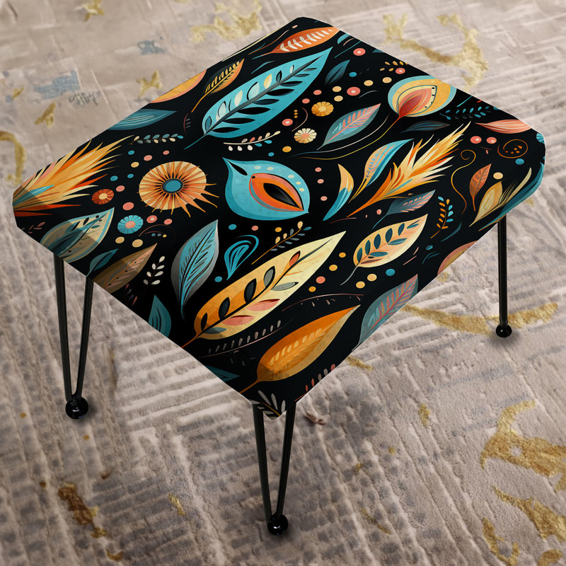 Tribal Frivolity Boho Pattern - Boho Rectangle Ottoman