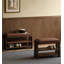 Tabouret de rangement en bois massif