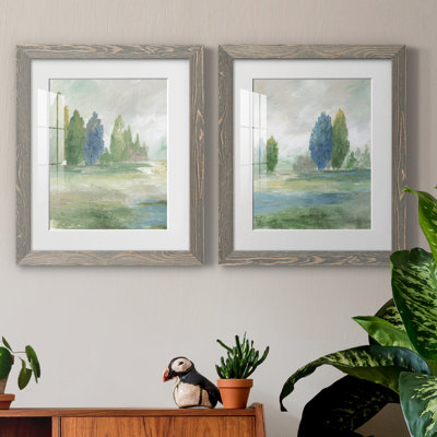 Jeweled Valley I - Ensemble de 2 reproductions d'art