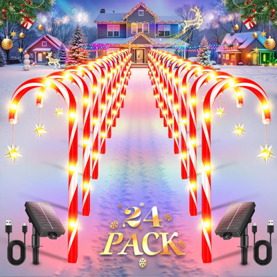 Lumières de Noël bonbon Candy Cane