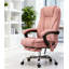Fauteuil de bureau de massage chauffant et inclinable avec hauteur réglable, repose-pieds et points de vibration pour un confort ultime-1202648185