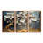 Toile avec cadre flottant brun