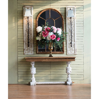 59x18x32" Buffet, Rustic Vintage Bathroom Decor, Natural Wood & Whitewash, , European, , French Country Style Table For Bath Buffet Table, Decoration, Country, Interior