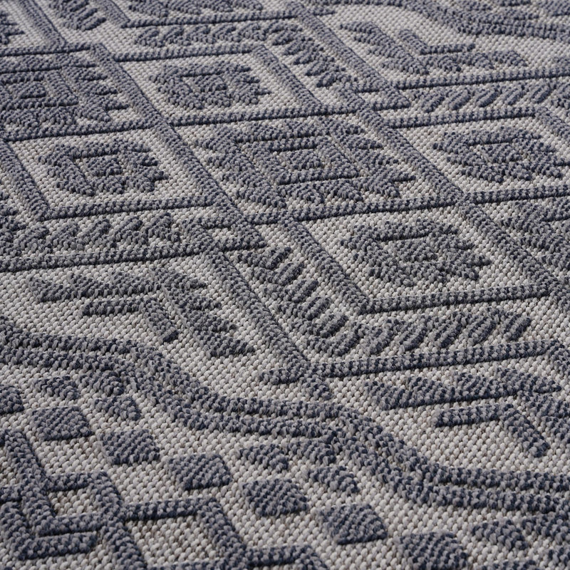 Traditional indoor/outdoor area rugs, Rectangle 5'3" x 7'6"