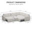 Grand canapé-lit modulaire Seybert-125353707