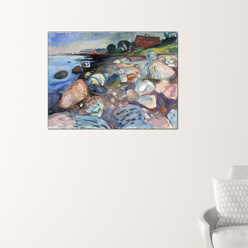 Edvard Munch - Wrapped Canvas Painting, 60cm H x 80cm W x 1.8cm D