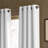 Curtainworks Jarrek Solid Color Semi-Sheer Grommet Single Curtain Panel-36905217-24032033