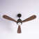 52" Gatto 3 - Blade Propeller Ceiling Fan with Remote Control and Light Kit