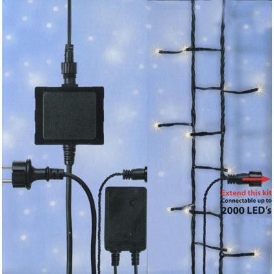 Connect 24V LED Starter Kit with 4 Sets of Christmas Lights - Warm Clear