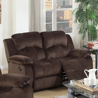Kaci-Elle 61'' Upholstered Reclining Loveseat