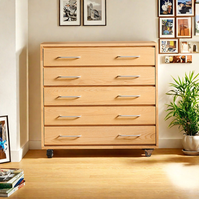 Une armoire à tiroirs mobile pour le rangement