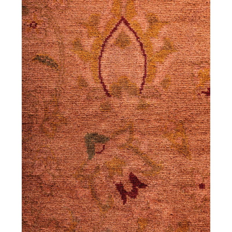 Overdyed One-of-a-Kind 6' 2" X 6' 3" Hand Knotted Area Rug