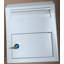 Boîte aux lettres à clé | Boîte de dépôt murale verrouillable et clé de sécurité verrouillable | Boîte de collection pour colis / lettres 12 po x 4,5 po x 15 po, blanc