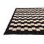Tapis noir et blanc Noor