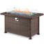 Foyer de table d'extérieur au propane en aluminium H 24,6 po x l 43,7 po-931829005-909769541
