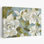 Gardenias sur ardoise bleue - fleurs bleu crème floral