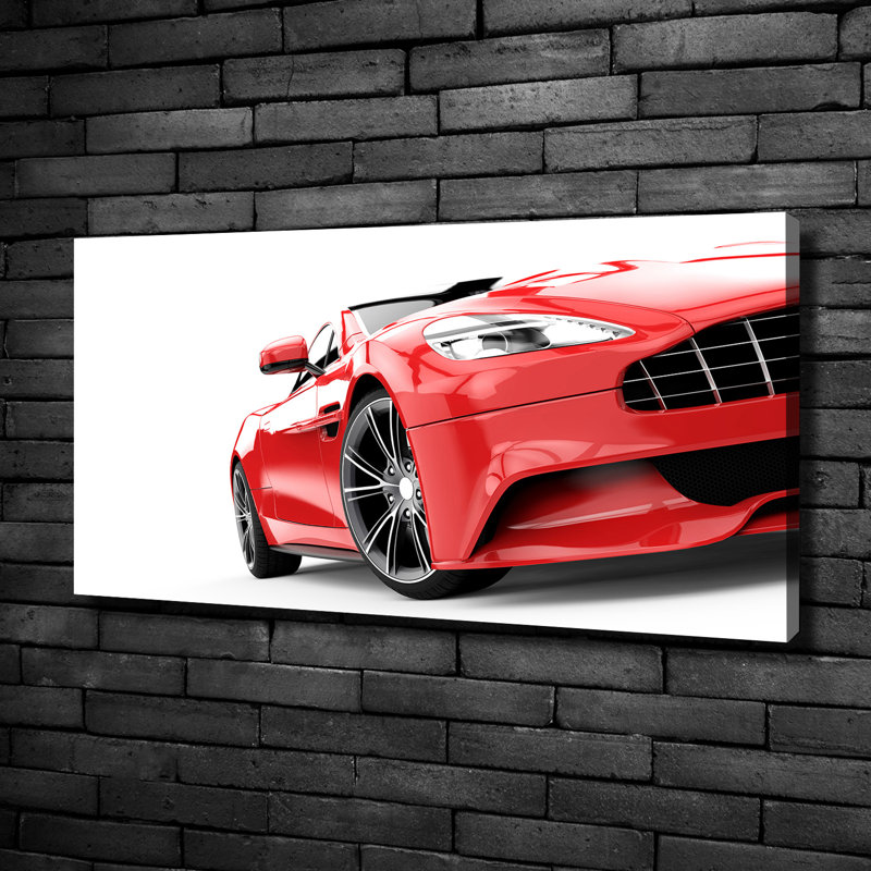 Sports Car - Wrapped Canvas Print