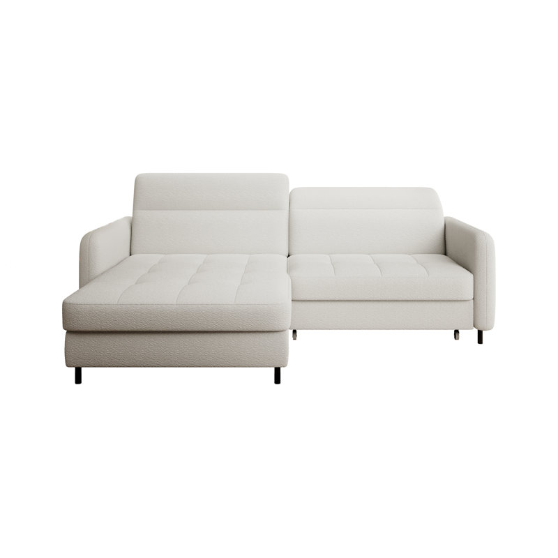 Ecksofa Alayssa, Royal 01 white, Left facing