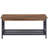 Industrial Style Coffee Table, MDF Wood Top with Sturdy Metal Frame-1748179277