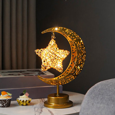 LED Iron Lamp Ball Lamp Muslim Festival Decorative Lamp Bedroom Table Lamp Modeling Lamp