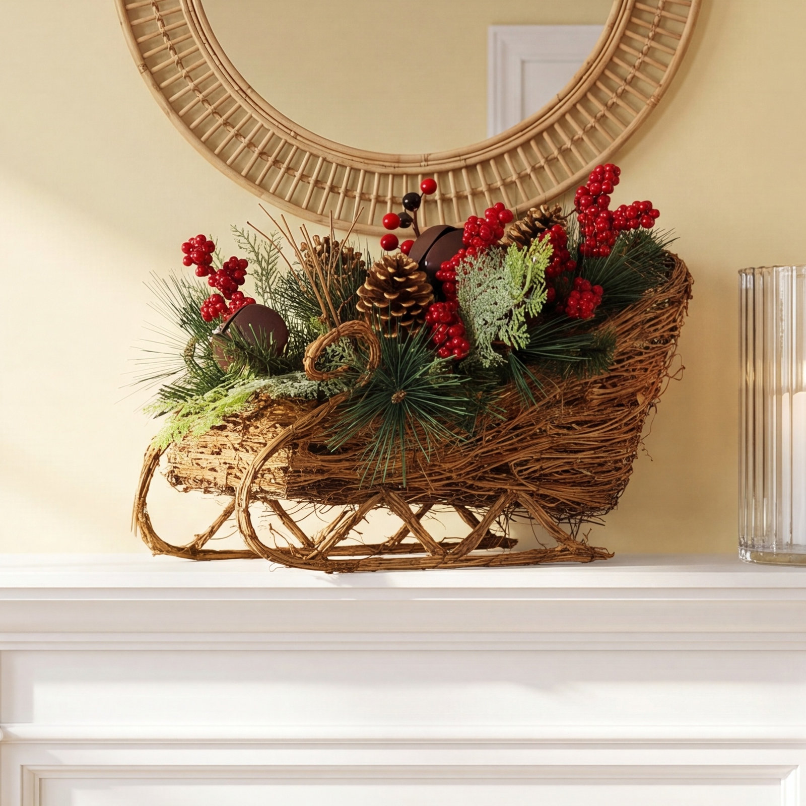 Christmas Sleigh Holiday Accent