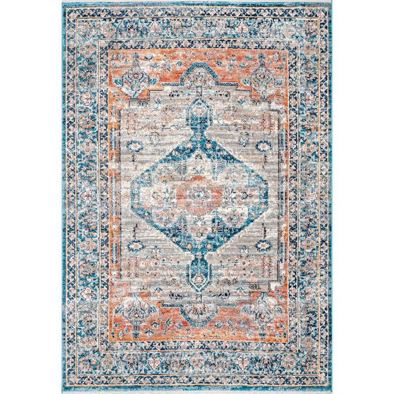 Parkison Oriental Indoor Rug, Rectangle 5' 3" x 7' 6"