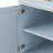 Blue Grey 52'' Drop Leaf Kitchen Island. Generous Storage With 2 Cabinet Doors, 5 Drawers, Towel And Spice . Adjustable Shelf. Mobile On Wheels, Lockable. Oak Veneer. Classic Delight Plentiful-59823616