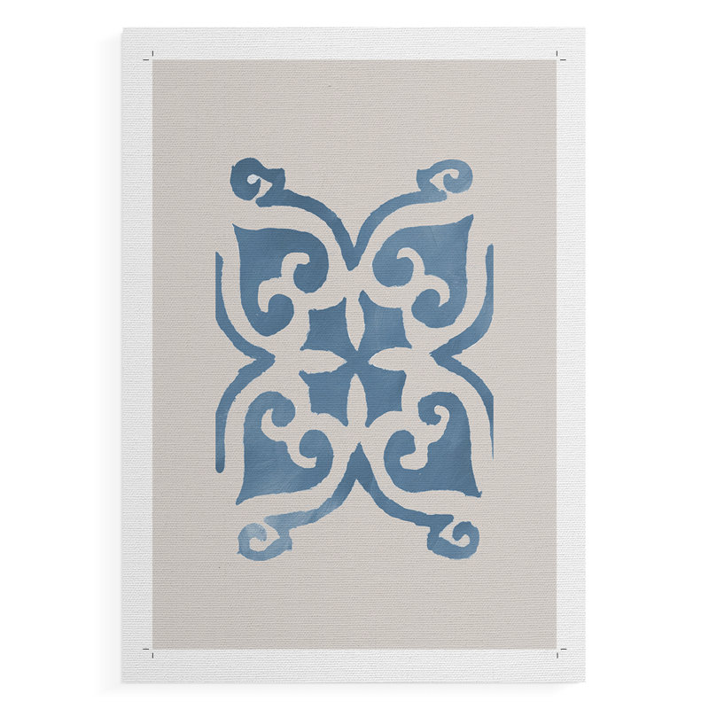Carreaux monochromes Terra Mesa II - Impression sur toile seulement - NON-CADRE, H 18 po x l 12 po