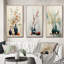 «Orange Minimalist Oasis Pottery», ensemble d'art mural minimaliste de 3-159129821-159129822